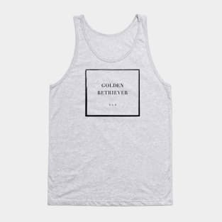 Golden Retriever Dad Tank Top